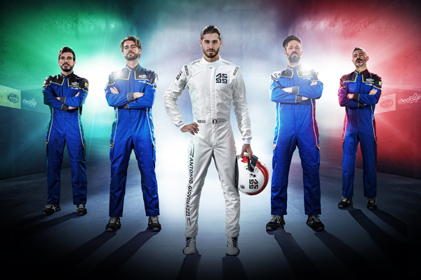 Antonio Giovinazzi together with Magneti Marelli Checkstar mechanics